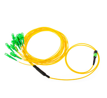 SM 8 12 24 48 Cores Fiber Optic Patch Cord Manufacturer SC  - MPO Optical Fiber Jumper