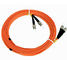 LSZH Orange Fibre Optic Patch Cord High Reliability Optical Patch Cords