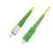 Length Can be customized PVC,LSZH,OFNP Fiber Optic Patch Cord Simplex SM 3.0mm Inter changeability