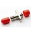 ISO9001:2008 Red Hat ST To FC Hybrid Fiber Optic Adaptors Rohs High Intensity And Stability