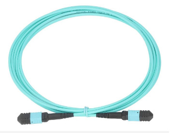 FTTH 8 Core 12 Core MM Fiber Optic Jumper Aqua Violet