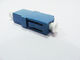 PBT blue Optical Fiber Adapter Low Insertion Loss LC to LC SM Simplex