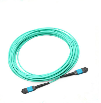 OM3 12 core Fiber Optic Cable 3.0mm 5m MPO Fiber Optic Jumper