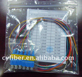 FIBER OPTIC PIGTAIL LC SC ST FC PC UPC APC SIMPLEX SINGLEMODE SM 0.9MM FIBER OPTIC PATCH CORD PIGTAIL