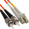 3.0mm cable diameter Low insertion loss, high return loss ST - FC Fiber Optic Patch Cord
