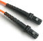 MTRJ Duplex Fiber Optic Patch Cord Multimode 50/125um , Orange LSZH Out Jacket Cable