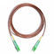 Patch Cord Fiber Optic Jumper LC/APC-LC/APC DX 2.0mm 2M LSZH Brown Cable
