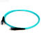 Aqual Color Fiber Optic Patch Cord Fiber Optic Pigtail MTRJ To MTRJ OM3 50/125 Duplex 2.0mm LSZH