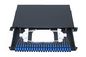Slidable rack-mount ODF Fiber Optic terminal box 24 fibers SC adapter face plate black steel sheet
