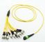 International standard US Conec MPO to FC Harness & Fanout Cable Assemblies