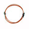 LSZH orange 0.9 2.0 3.0 cable Fiber Optic Patch Cord FC-LC Multimode Simplex