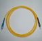 Yellow color PVC 0.9 2.0 3.0 mmFiber Optic Patch Cord LC-ST Single Mode Simplex