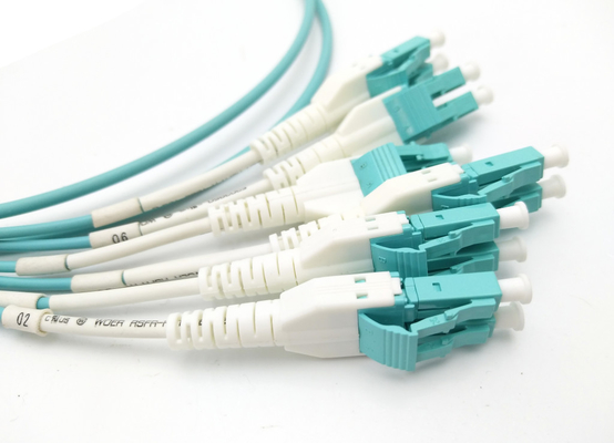 LC DX Mutilmode OM4 OM3 Breakout Patch Cord
