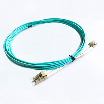OM3 Aqua LC Duplex coneector Fiber Optic Patch Cords
