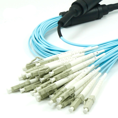 OM3 Multimode Branch Multicore 0.5M LC Optical Fiber Jumper