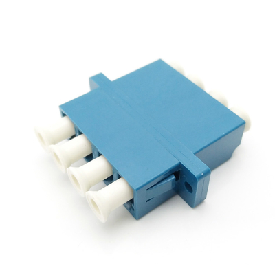 Flange Type Singlemode LC UPC Quad Fiber Optic Coupler