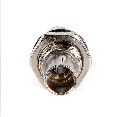 Round Type ST Simplex Singlemode Fiber Optic Adapter