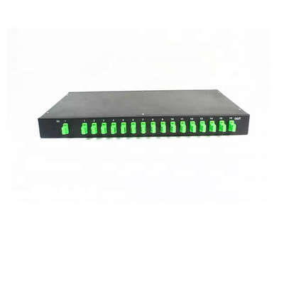 Fixed Rack Mounted 1U 1X32 PLC Splitter FTTH Patch panel
