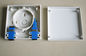 ABS White color Customer Fiber Optic Terminal Box for Use in FTTH indoor application, home or work area