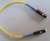 MU/UPC To MU/UPC Fiber Optic Patch Cord Singlemode Simplex White 3.0mm Cable