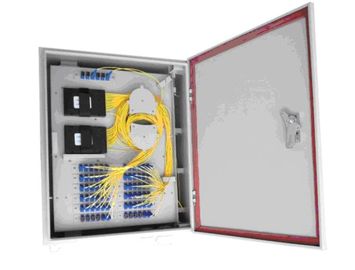 Water Proof Fiber Distribution Box , Wall Mounted Cold Rolled Steel Body