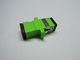 Simplex SC APC SM Fiber Optic Adapter Stability With Green Housing