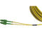 SM Duplex Fiber Optic Patch Cable , SC / APC Connector PVC Cable