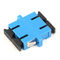 Blue Fiber Optic Adapter Single Mode Fiber Optic Network Adapter Duplex SC / UPC