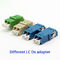SC Type Duplex LC Fiber Optic Cable Adapters Blue Green Beige Color