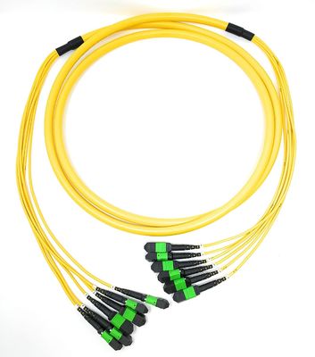 SM MTP MPO 40G 100G Fiber Optical Patch Cord 72 144 Core 30M