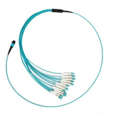 Elite 10M 12 24 Core 3.0MM SM MM Breakout Fan Out Cable With CCA CPR Rated