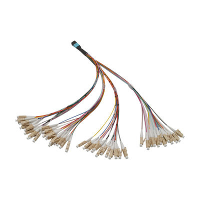 Elite 10M 12 24 Core 3.0MM SM MM Breakout Fan Out Cable With CCA CPR Rated