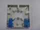 CY / FB - 002A 86 * 86 * 23mm Fiber Optic Terminal Box suitable for 2 pcs SC adapters