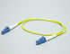 High Return Loss LC SM SX 3.0mm Cable Diameter Fiber Optic Patch Cord RL 50dB , IL 0.2dB