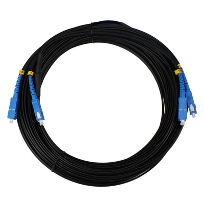 One Core FTTH SM SX Optical Fiber Patch Cord 100m G657A