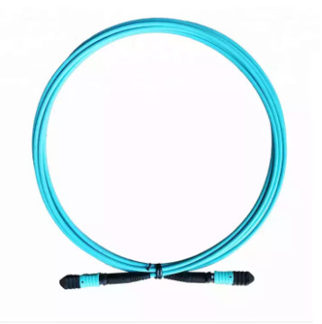 Factory Low loss MPO/F-MPO/F 12F 12 core 3.0mm OM3 LSZH fiber optic mpo patch cord mpo cable