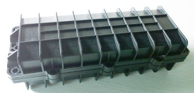 Black color 20mm Fiber Optic Splice Closure Used In Duct And Direct Buried