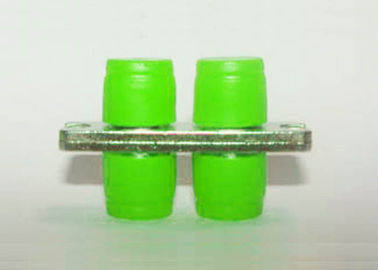 Green color zinc alloy FC/APC Singlemode Duplex Green alloy Fiber Optic Adapter