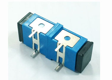 Singlemode SC UPC Fiber Optic Adapter with Press-fit Elastic iron used For PCB circuit board
