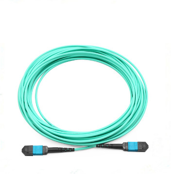 OM3 12 core Fiber Optic Cable 3.0mm 5m MPO Fiber Optic Jumper