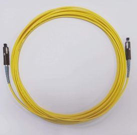 Fiber Optic Jumper MU/UPC To MU/UPC Singlemode Simplex 2.0mm OFNR Cable