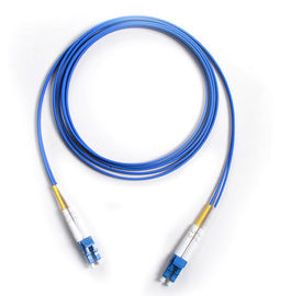 Blue Armored Fiber Optic Patch Cord LC/UPC To LC/UPC SM 2.0mm 10Mtrs LSZH