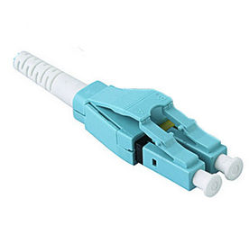 LC OM3 Duplex Uniboot Fiber Optic Connector  RohS Material,aqua color