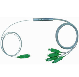 1*4 1*16 1*32  PLC Fiber Optic Splitter steel tube packaing with SC/APC connector