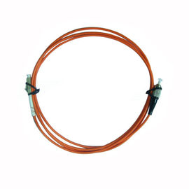 LSZH orange 0.9 2.0 3.0 cable Fiber Optic Patch Cord FC-LC Multimode Simplex