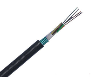 GYTS High Density Fiber Optical Cable , Loose Tube Stranded Cable With Steel Tape
