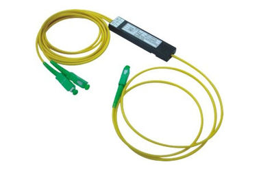 Low insertion loss, low PDL and various coupling ratio 1 x 2 Fiber Optic Splitter