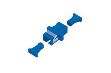 Blue color plastic Ceramic or Bronze Sleeve Low insertion loss and high return loss FC Fiber Optic Adapter