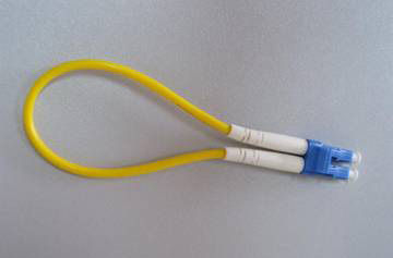 Yellow LSZH cable LC Loopback single-mode Fiber Optic Patch Cord