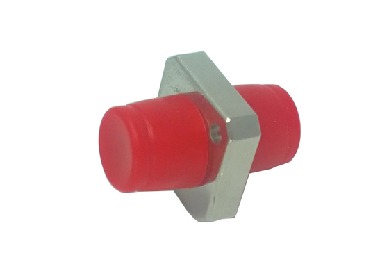 Square Type FC UPC To FC UPC Simplex Fiber Optic Adapter